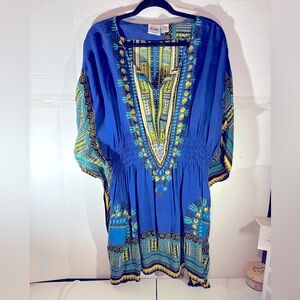 La  Cera women’s cover up beach pool one size
Bright color tunic boho